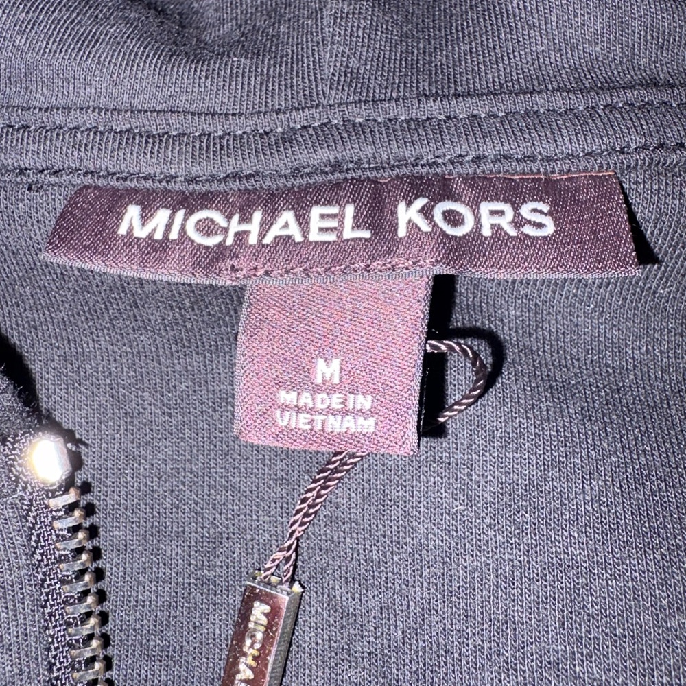 Michael Kors NWT Black Zip-Up Jacket - Picture 3 of 10